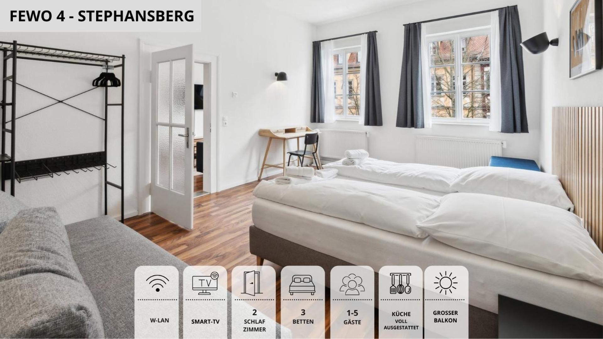 Neu Kapapart15 - 6 Schoene Fewos Mit Einbaukueche, Bad Und Balkon In Der Altstadt Auf Bambergs Insel מראה חיצוני תמונה