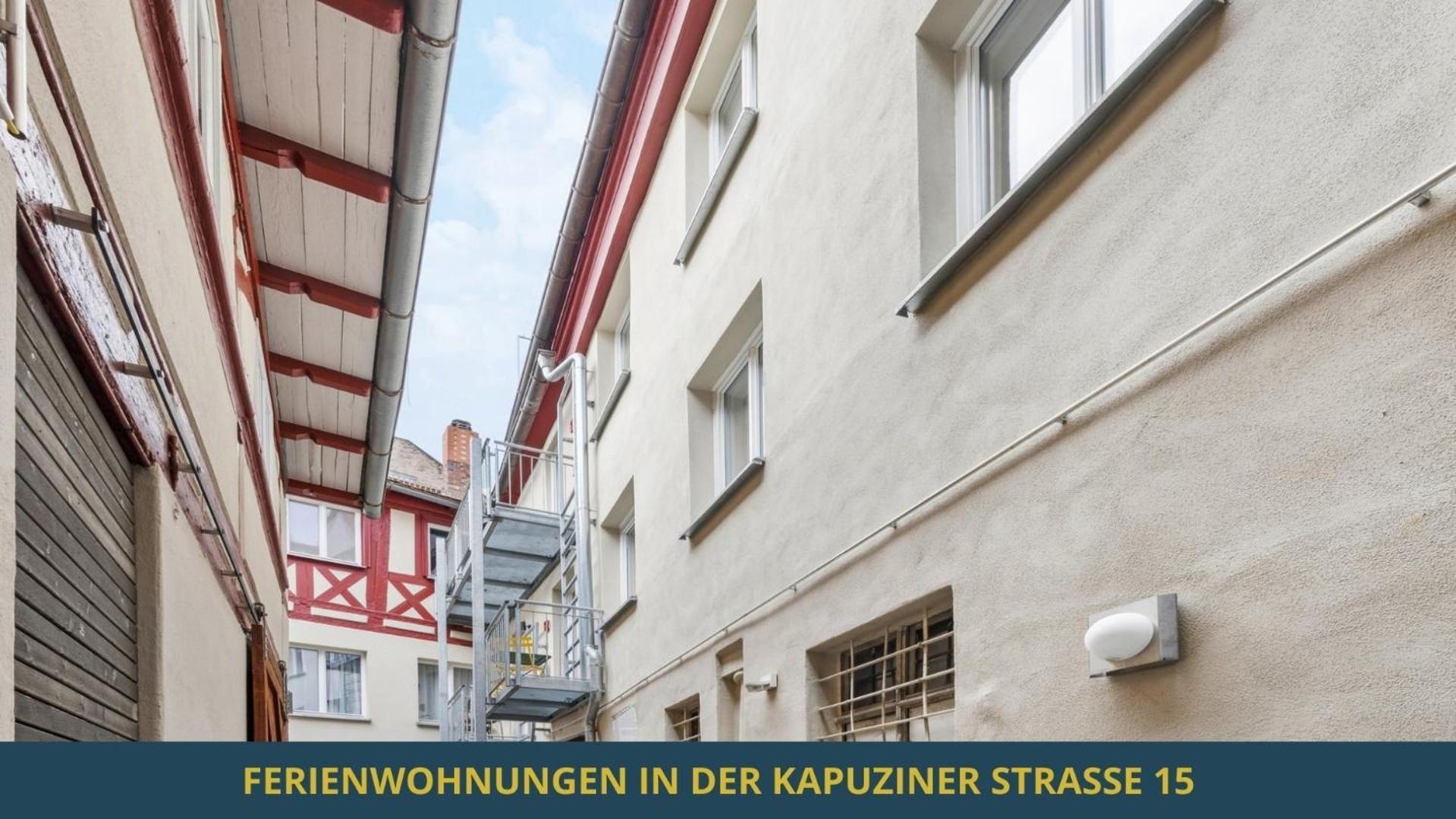 Neu Kapapart15 - 6 Schoene Fewos Mit Einbaukueche, Bad Und Balkon In Der Altstadt Auf Bambergs Insel מראה חיצוני תמונה