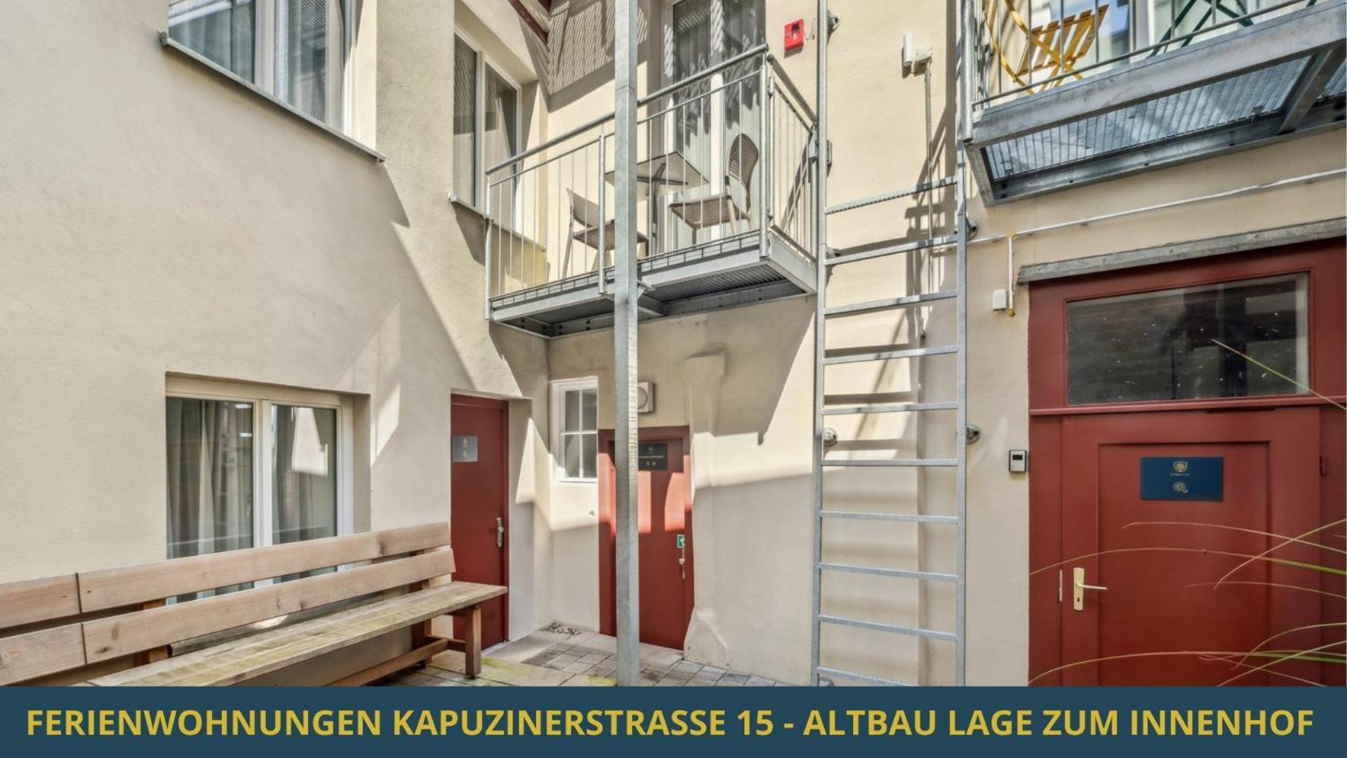 Neu Kapapart15 - 6 Schoene Fewos Mit Einbaukueche, Bad Und Balkon In Der Altstadt Auf Bambergs Insel מראה חיצוני תמונה